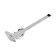 Swearing tundra, metal, with a depthmer, 150 mm