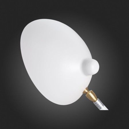 ST LUCE bedside lamp. SL305.504.01. SPRUZZO. 1x60 W, E27, 38x53 cm, white color-10