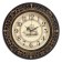 Wall clock, series: interior, "frigate", smooth move, d-40 cm