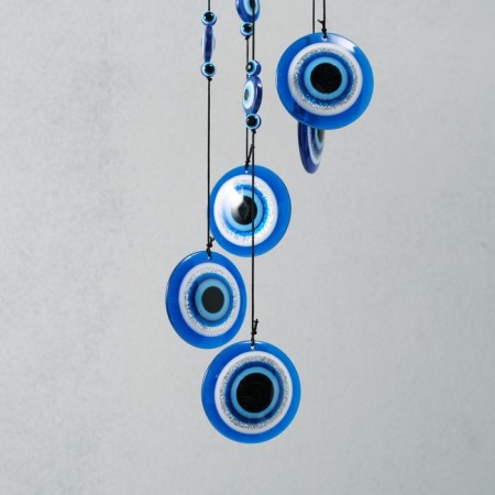 Wind music plastic from the evil eye "Nazar" 48 cm-2