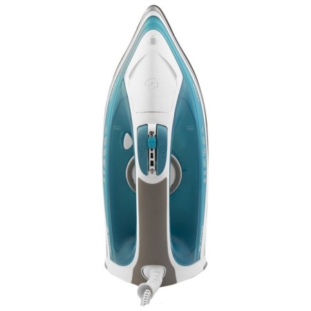 Iron Vitek VT-1264 W, 2400 W, ceramic sole, 40 g/min, 350 ml, blue and blue-2