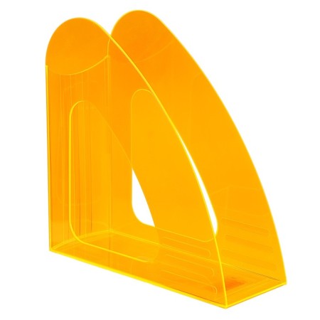Paper tray Vertical Calligrata "Lumin", tinted, transparent-orange, width 90mm