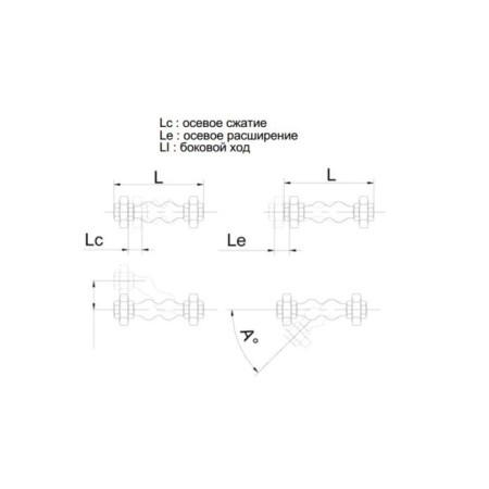 Vibro -compensator Tecofi Di7140N, Muft, PN16, 1 "-1