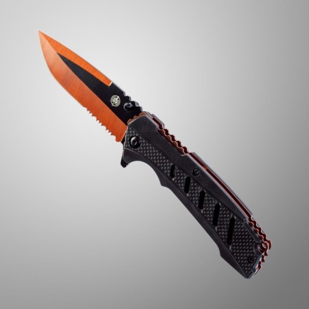 Folding "chameleon" steel -420, handle - plastic, orange, 21 cm-6