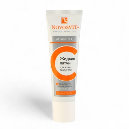 Liquid patches for the skin around the eyes with vitamin C Novosvit Express Restoration, 30 ml-1
