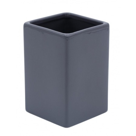 Cube cup, dark gray color