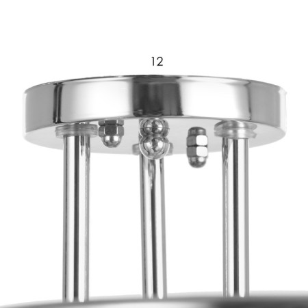 August chandelier 6X27 40W chrome 58x58x25 cm Bayerlux-4