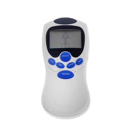 Body massager Luazon LEM-35, myostimulator, 10 modes, 4 electrodes, from USB, gray-1