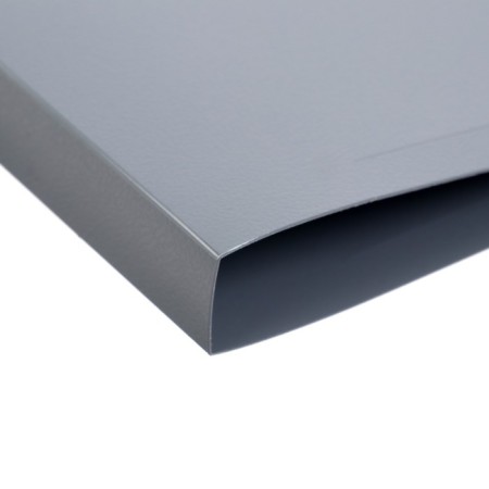 A folder with an A4, 500 μm plastic heater, a root of 14 mm, calligrata, up to 100 sheets, gray-3