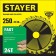 Disk STAYER 3680-250-32-24_Z01, on wood, fast cut, 24t, 250 x 32/30 mm