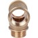 The STOUT SFT-0064-000111, 1 "x 1" x 1 ", internal/outer/internal thread