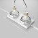 The built-in lamp Technical DL003-02-W, 2x50W, 23x13x3.8 cm, GU10, white color