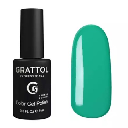Grattol Color Gel Polish, No. 060 Turquoise, 9 ml