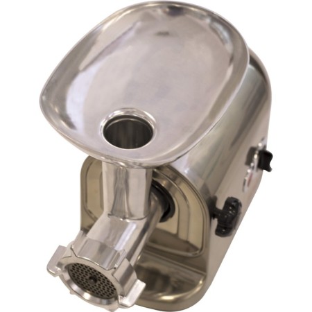 The meat grinder Hiberg MG 400 x, 1800 watts, 1.8 kg/min, reverse, 3 nozzles, silver-2