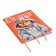 School diary for grades 1-11, "cat", firm covering with foam, artificial leather, lacing, liesse, universal cheat sheet, 48 sheets, block 80g/m2