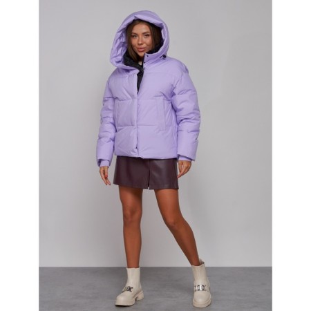 Winter jacket, size 48, purple color-5