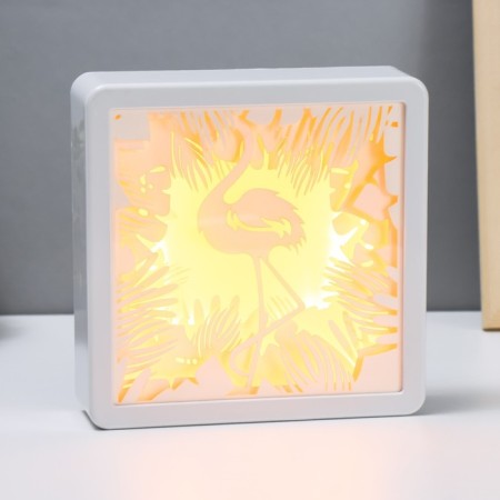 Light picture “Ostrus” LED from 3haa USB batteries 15.5x4.5x15.5 cm Risalux-1