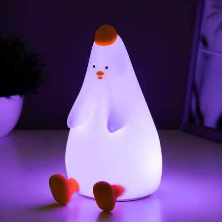Antistress nightlight "Kurochka" LED USB AKB White 9x14.3x17 cm Risalux-4