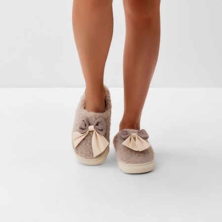 Women's slippers, size 36-37, brown color-10
