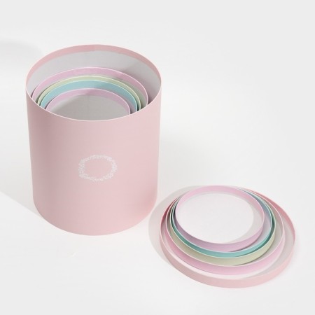Set of boxes 5 in 1, gift packaging, “Mix 17”, 23 x 23 x 25 - 15 x 15 x 15 cm-12