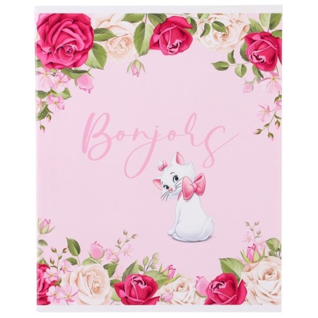 Notebook of 48 sheets in a cage, cardboard cover, bonjour, aristocrats cats-3