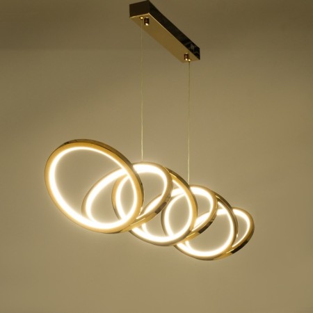 Lamp with DDD "Jasper" LED 80W 3000-6000k gold 105x25x24.5-124 cm-2