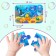 Soft puzzle for kids "Sea World", 6 parts, crumb I