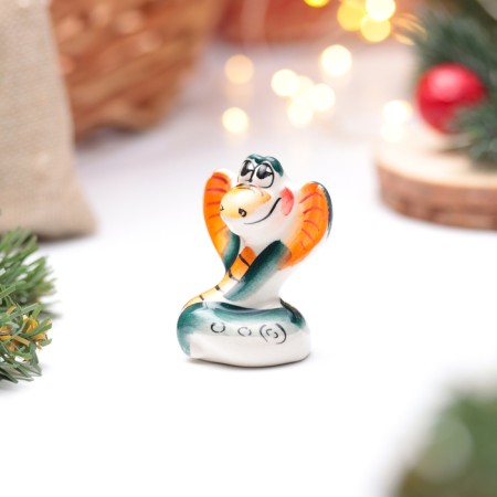 Souvenir "Snake Beauty", Gzhel, Color, 5 cm-2
