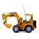Excavator Radio -controlled "Builder", movable bucket, works from the battery