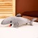 Soft toy "Shark", 39 cm, color gray color