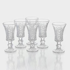 A set of glasses of glass 