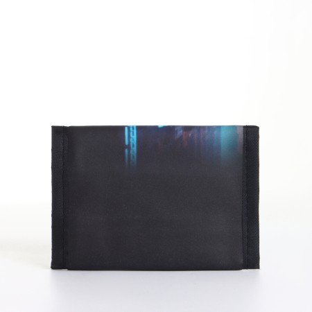 Children's wallet on Velcro "chosen", black color-1