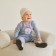 Set: jumper and pants crumb I "Merry XMAS", height 80-86 cm, color gray color