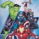 Bed linen 1.5 joint ventures “Avengers”, 143x215 cm, 150x214 cm, 50x70 cm -1 pcs.