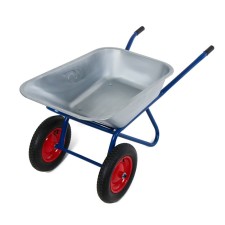 Construction car, two -wheeled: cargo/n 200 kg, volume of 100 l, blue pens