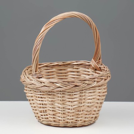 Basket "Berry Bully", No. 1, Dodno = 12 cm, Dopt = 20 cm, h = 12/25 cm, manual weaving, vine-1