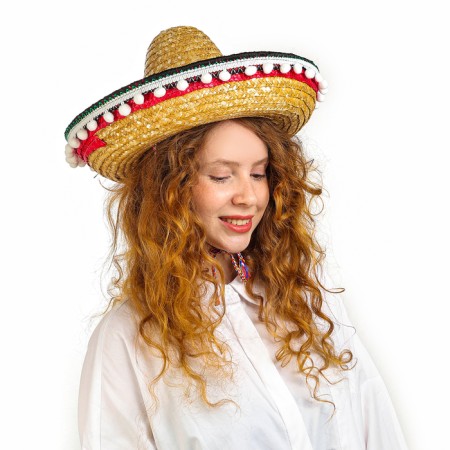 Carnival hat "Sombrero" Climbing the head - 56 cm-2