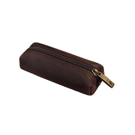 Key of zipper, length 14 cm, brown color-2