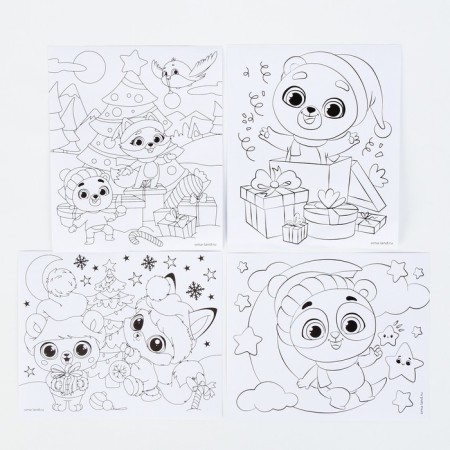 New Year's set for creativity. Creative workshop "New Year! White and ball "-3