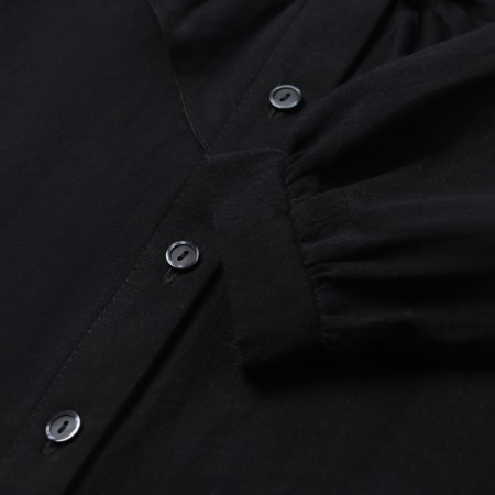 Blouse for girls minku Black color, height 122 cm-7
