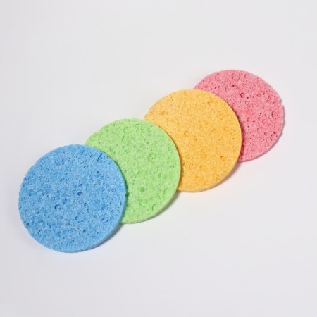 Sponge for washing "softness", d = 7.5 cm, color mix-5