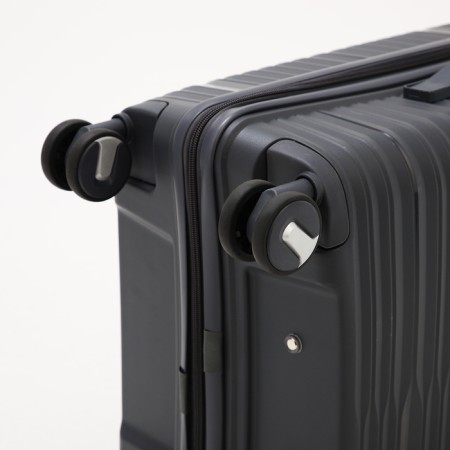 Middle suitcase 24 ", lightning department, code castle, 4 wheels, dark gray color-6