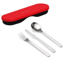 A set of cutlery in the Guzzini on the Go case, 3 subjects