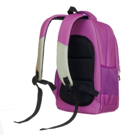 Youth backpack 45 x 30 x 18 cm, ergonomic back, + bag, Torber Class X, Pink/Salad T2602-23-GR-P-3