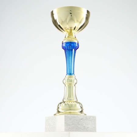 Cup 132b, award figure, gold, a stone stand, 24 × 8 × 7 cm.-3
