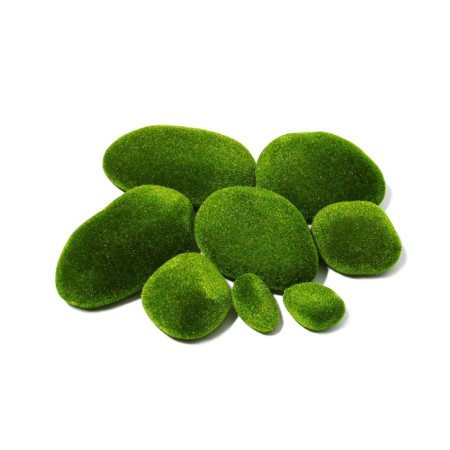 Moss Artificial "Stones", set of 8 pcs., Greengo-9