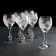 A set of crystal glasses for wine "Mill", 250 ml, 6 pcs