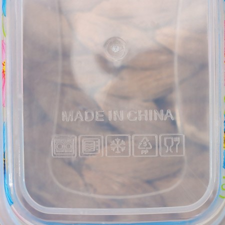 A set of lunch boxes of plastic rectangular "Polyanka", 3 pcs: 150 ml, 300 ml, 500 ml, color mix-9