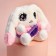 Soft toy "sleep and soyons" Bunny with a handbag