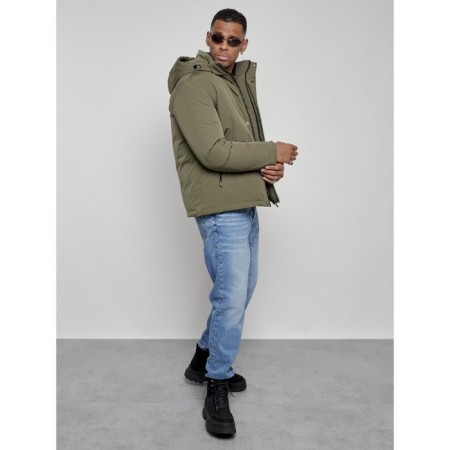 Sports male winter, size 60, khaki color-14